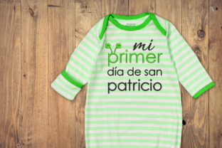 Celebrating Mi Primer Día De San Patricio in Embroidery