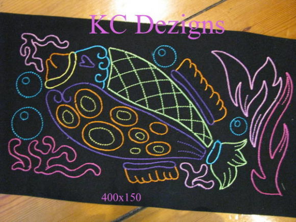 Colourline Fish 08: A Designer’s Stitch Test