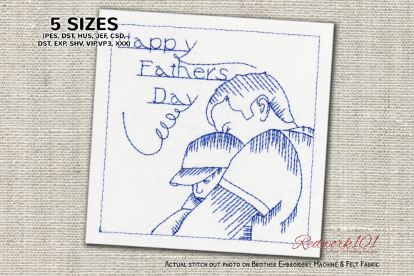 Father Holding Son: A Commercial Embroidery Review