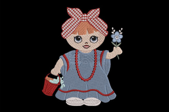 Girl with Headscarf: Cute Embroidery Review