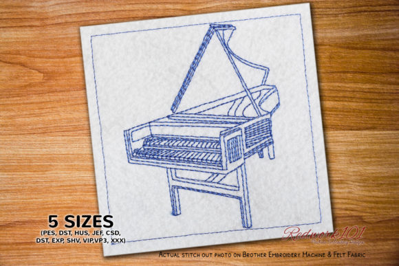 Harpsichord Bluework: A Seasonal Embroidery Review
