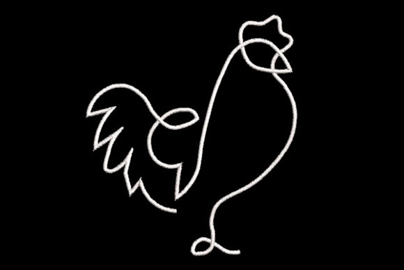 Minimalistic One Line Rooster: A Craft Fair Review