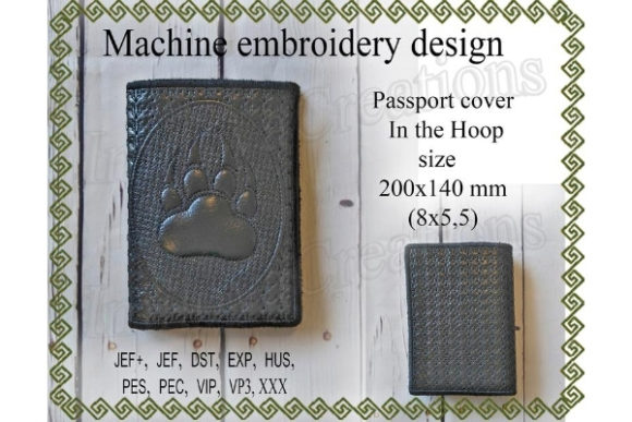 Passport Cover in the Hoop Paw with Claws Review